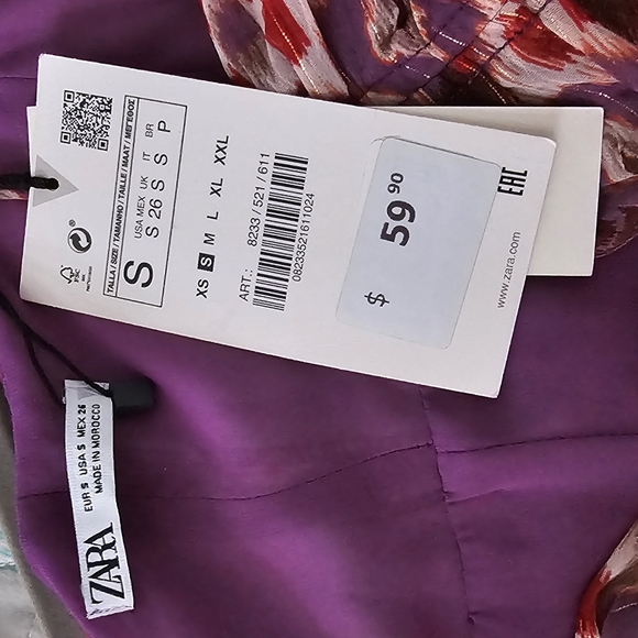 Zara dress. Nwt size small - Picture 5 of 5